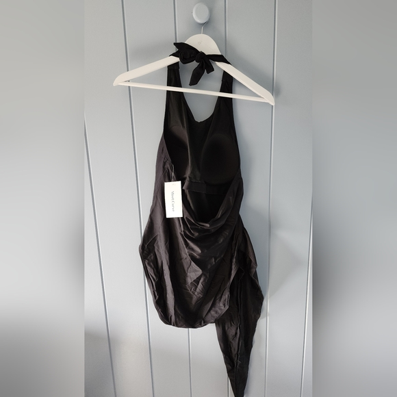 Meet.Curve one-piece size XL high neck halter with waist tie swimsuit - Picture 4 of 6